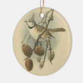 ヴィンテージイラストレーション セラミックオーナメント (左)