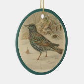 ヴィンテージイラストレーション セラミックオーナメント (右)