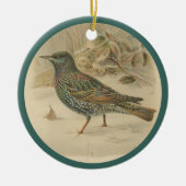 ヴィンテージイラストレーション セラミックオーナメント (正面)