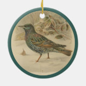 ヴィンテージイラストレーション セラミックオーナメント (裏面)