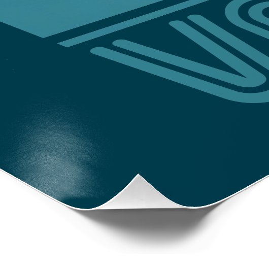 ヴィンテージイラストレーション-レトロ60sバイクもしくは自転車に乗る人ガール ポスター (コーナー)