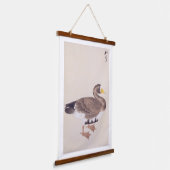 ヴィンテージイラストレーション：ワイルドガチョウ 吊り下げ型タペストリー (傾斜あり)