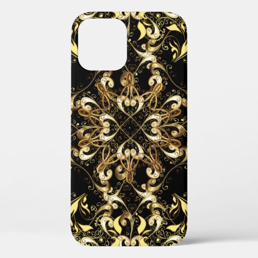 ヴィンテージイラストレーション。ヴィンテージシームレスパターン Case-Mate iPhoneケース (裏面)