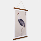 ヴィンテージイラストレーション：共通クレーン 吊り下げ型タペストリー (傾斜あり)