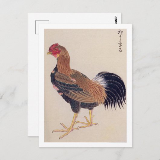 ヴィンテージイラストレーション:戸丸 ポストカード (正面/裏面)