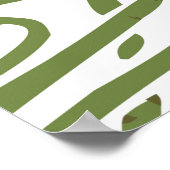 ヴィンテージイラストレーション-抽象芸術アールヌーボーボーティ ポスター (角)