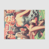 ヴィンテージイラストレーション 薄葉紙 (正面)