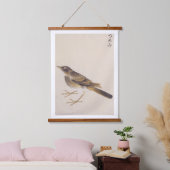 ヴィンテージイラストレーション: Thrush 吊り下げ型タペストリー (寝室)