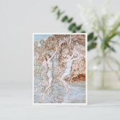 ヴィンテージイラストレーションbyアーサー・ラッカム・ウォーター・ニンフ ポストカード (スタンド正面)