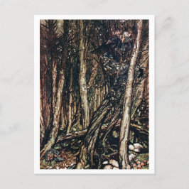 ヴィンテージイラストレーションbyアーサー・ラッカム・ウンジン ポストカード