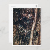 ヴィンテージイラストレーションbyアーサー・ラッカム・ウンジン ポストカード (正面/裏面)