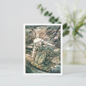 ヴィンテージイラストレーションbyアーサー・ラッカム・ウンジン ポストカード (スタンド正面)