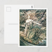 ヴィンテージイラストレーションbyアーサー・ラッカム・ウンジン ポストカード (正面/裏面)