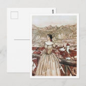 ヴィンテージイラストレーションbyアーサー・ラッカム・ウンジン ポストカード (正面/裏面)