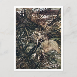 ヴィンテージイラストレーションbyアーサー・ラッカム・ウンジン ポストカード