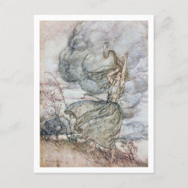 ヴィンテージイラストレーションbyアーサー・ラッカム・ウンジン ポストカード