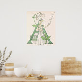 ヴィンテージイラストレーションbyオティリア・アデルボルグ・ポスター ポスター (キッチン)