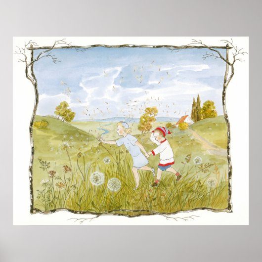 ヴィンテージイラストレーションbyシビル・フォン・オルファーズのポスター ポスター (正面)