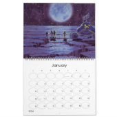 ヴィンテージイラストレーションSFカレンダー カレンダー (1月 2026)