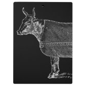 ヴィンテージイラストレーションW牛厚クリップボード クリップボード (裏面)