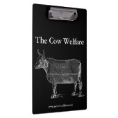 ヴィンテージイラストレーションW牛厚クリップボード クリップボード (右)