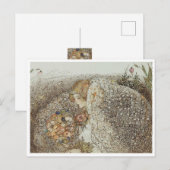 ヴィンテージイラスト アニー・フレンチ 『花嫁』 ポストカード (正面/裏面)