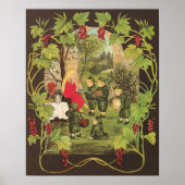 ヴィンテージイラスト シビュレ・フォン・オルファース ポスター (正面)