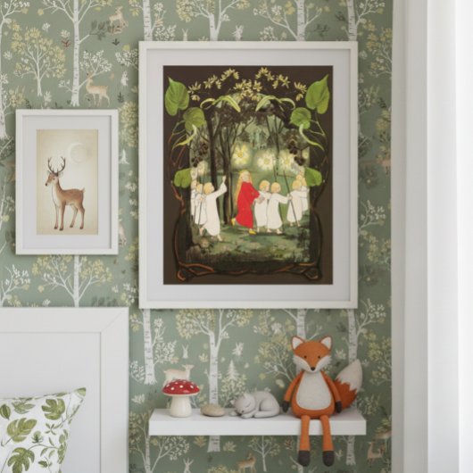 ヴィンテージイラスト シビュレ・フォン・オルファース ポスター