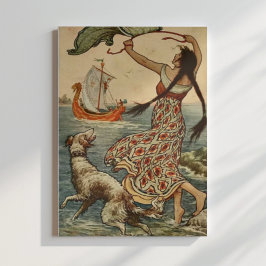 ヴィンテージイラスト フランク・C・ペイプ ポスター