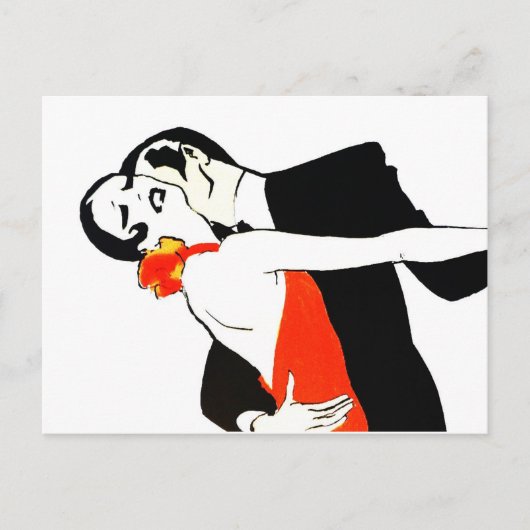 ヴィンテージイラスト ポストカード (正面)