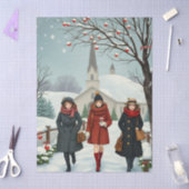 ヴィンテージイラスト 薄葉紙 (クラフト)