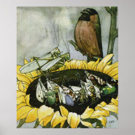 ヴィンテージイラスト Else Wenz Vietor ポスター