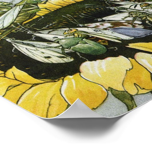 ヴィンテージイラスト Else Wenz Vietor ポスター (角)