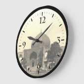 ヴィンテージイランイスファハンシャモスク時計 ラージ壁時計 (傾斜)