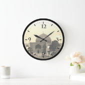 ヴィンテージイランイスファハンシャモスク時計 ラージ壁時計 (ホーム)