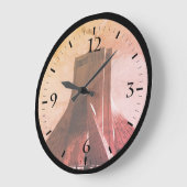 ヴィンテージイランテヘランアザディスクエアウォッチ ラージ壁時計 (傾斜)