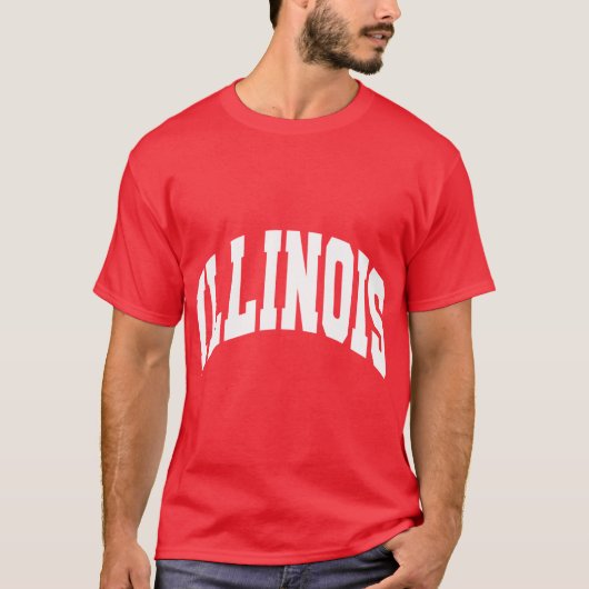 ヴィンテージイリノイTシャツ Tシャツ (正面)