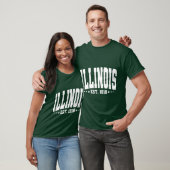 ヴィンテージイリノイTシャツ USA 独立記念日ギフト Tシャツ (ユニセックス)