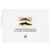 ヴィンテージイルカ、海産動物及び哺乳類 (裏面横)