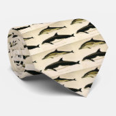 ヴィンテージイルカ、海産動物及び哺乳類 ネクタイ (ロール)