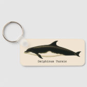 ヴィンテージイルカDelphinus Tursio、海洋哺乳類 キーホルダー (裏面)