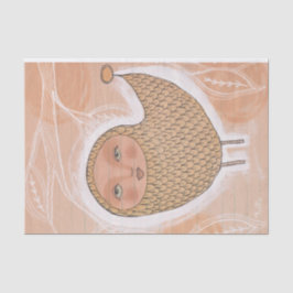 ヴィンテージインクバードイラストレーションアーティストアート 薄葉紙