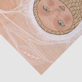 ヴィンテージインクバードイラストレーションアーティストアート 薄葉紙 (詳細)