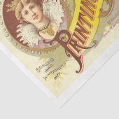 ヴィンテージインクラベルアールデコ分離ティッシュペーパー 薄葉紙 (詳細)