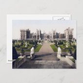 ヴィンテージイングランドウィンザー王室の城 ポストカード (正面/裏面)