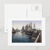 ヴィンテージイングランドロワストフトピア頭部1890 ポストカード (正面/裏面)