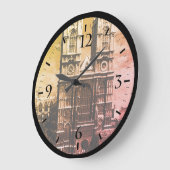 ヴィンテージイングランドロンドンウェストミンスターアビーラージクロ ラージ壁時計 (傾斜)