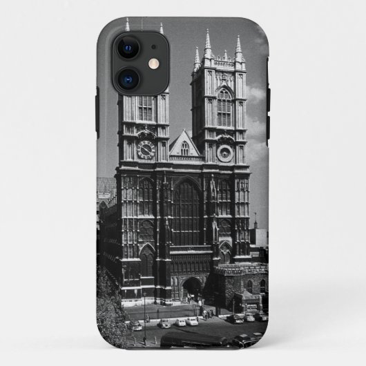 ヴィンテージイングランドロンドンウェストミンスターアビー Case-Mate iPhoneケース (裏面)