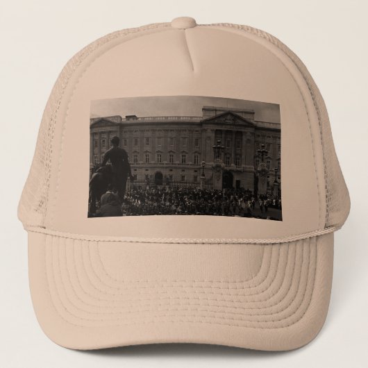 ヴィンテージイングランドロンドンオールドガードバッキンガムパレス キャップ (正面)