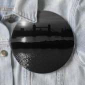 ヴィンテージイングランドロンドンサンセットタワーブリッジ1970 缶バッジ (インサイチュ)